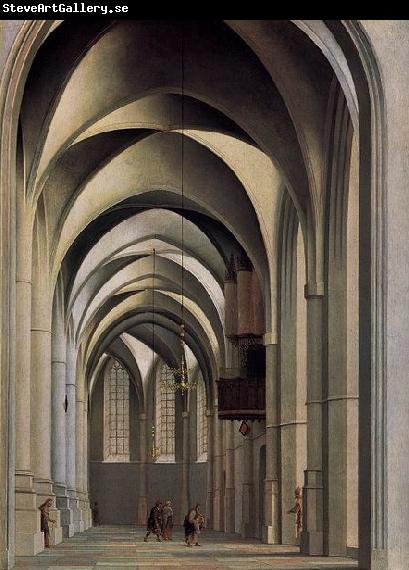 Pieter Jansz Saenredam View of the ambulatory of the Grote or St. Bavokerk in Haarlem